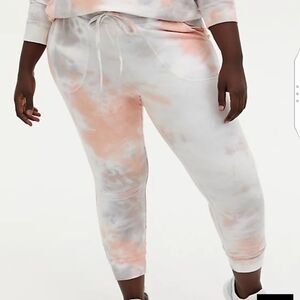 🆕 CORAL TIE-DYE JOGGER